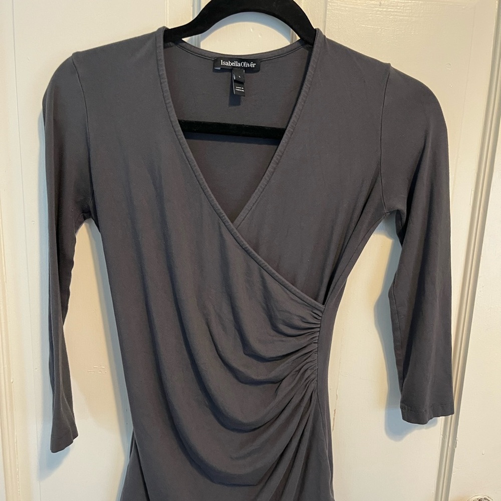 Four maternity shirts